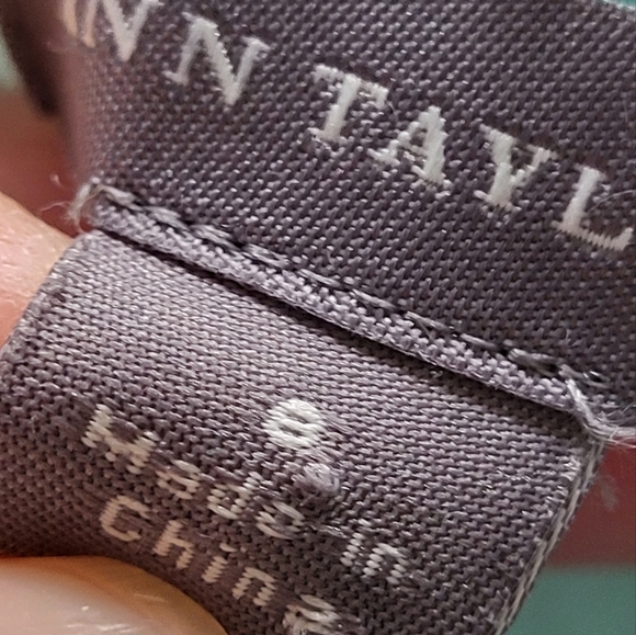 Ann Taylor Linen Fit & Flare Floral Dress Size 8 - Picture 10 of 14